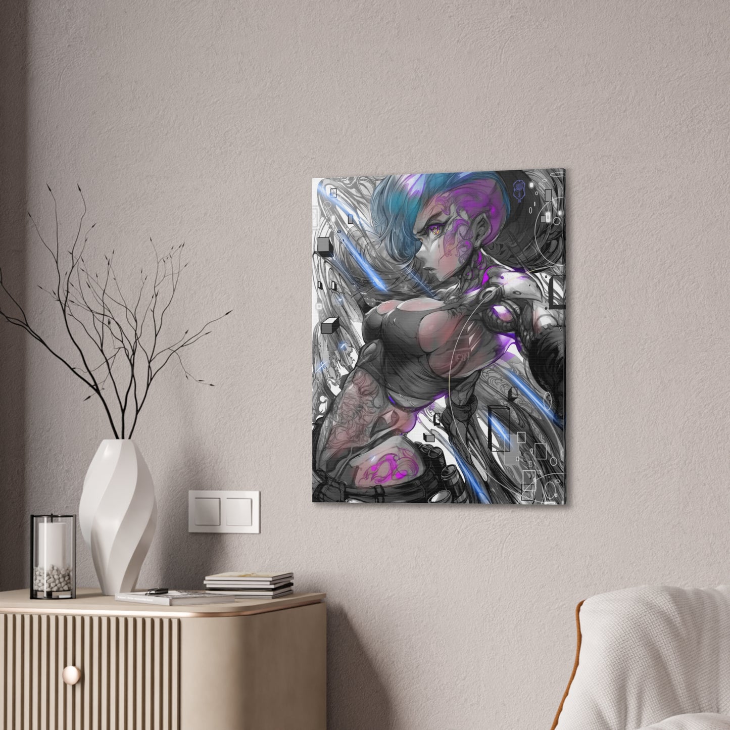 Cyberpunk 2077 - Fine Art Canvas