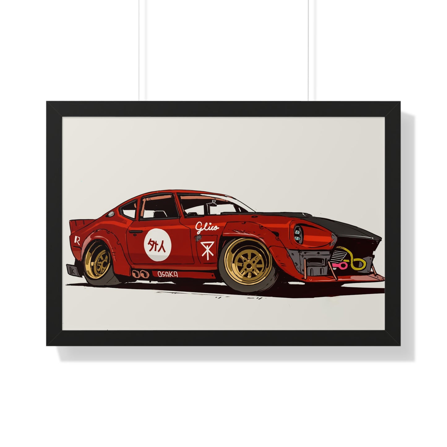 Anime '82 - Datsun - Framed Poster