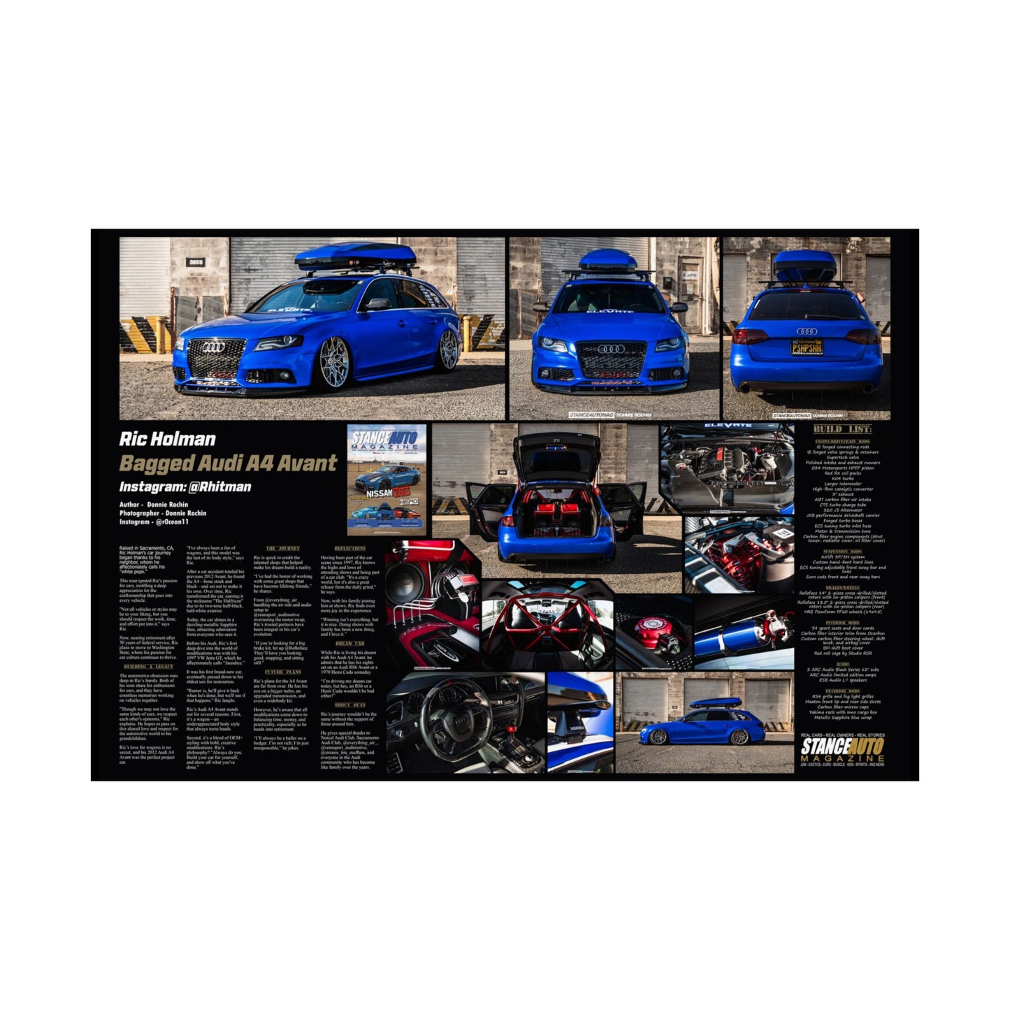 Stance Auto Magazine - 2010 Audi A4 Avant 2.0 - Poster