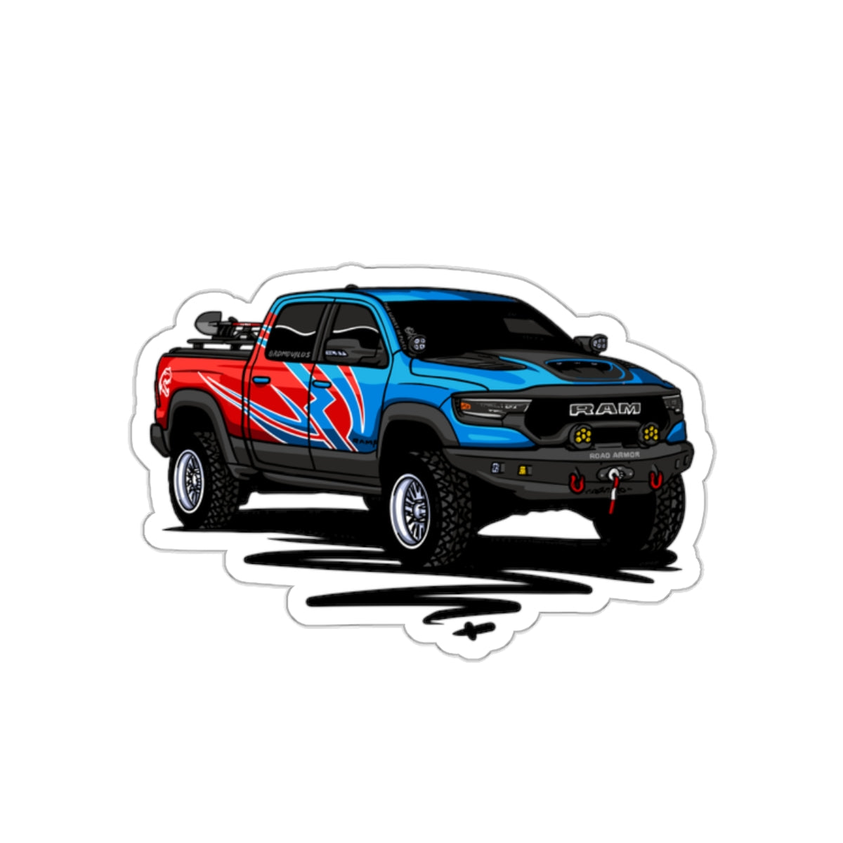 Sxetched X r0cean11 - 2022 Dodge Ram TRX Redeye - Sticker