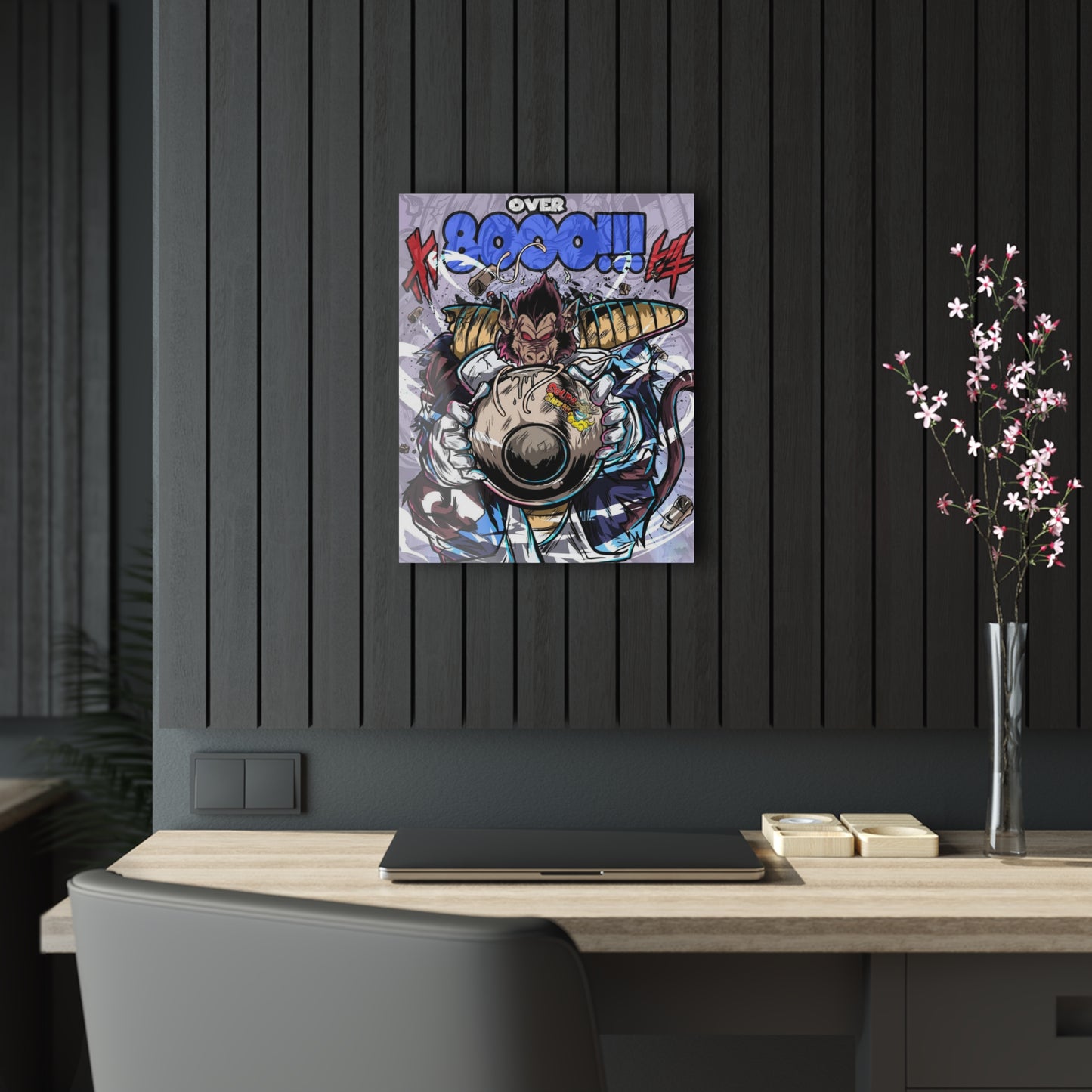 Dragon Ball - OVER 8000 - Acrylic Print