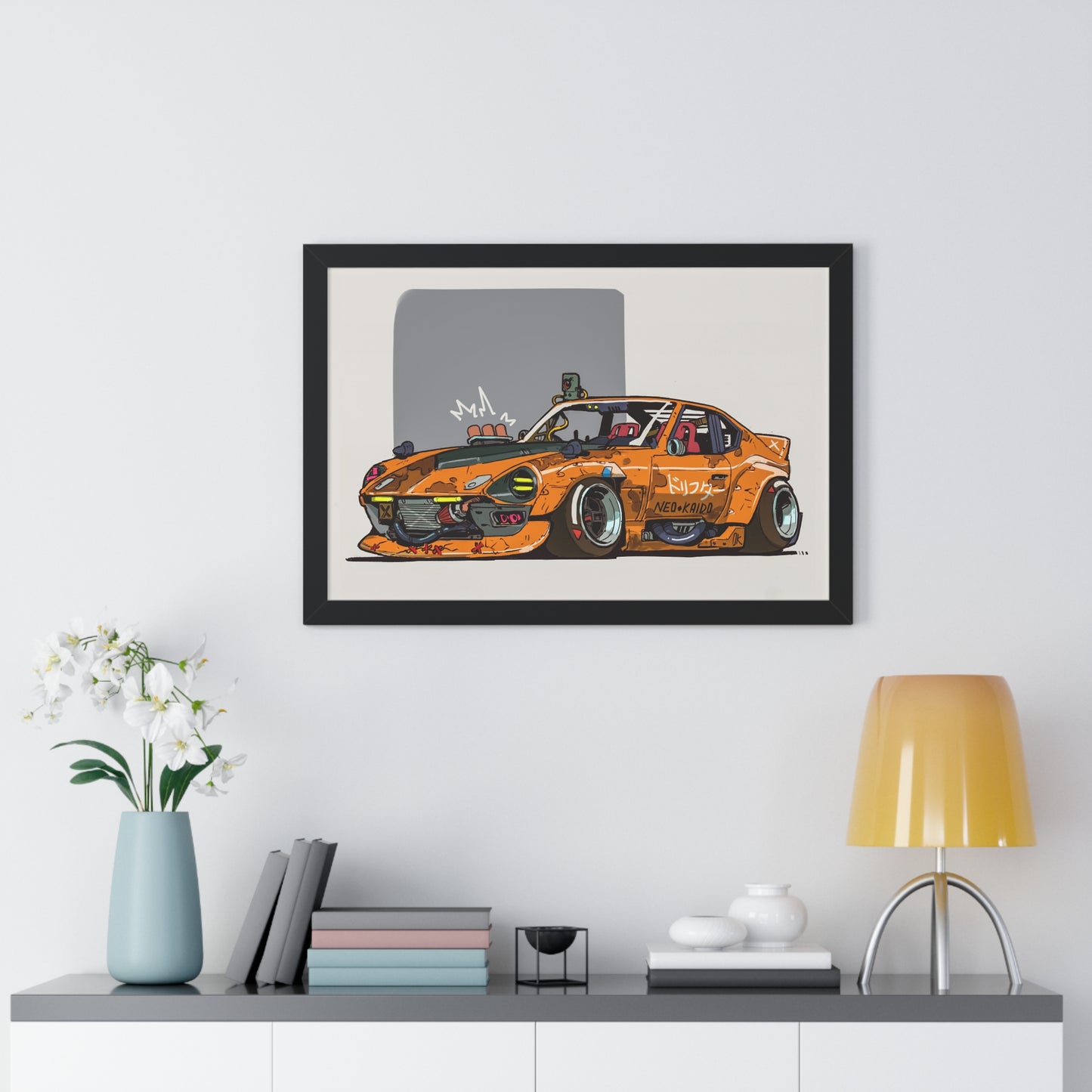 Anime '82 - Datsun - Framed Poster
