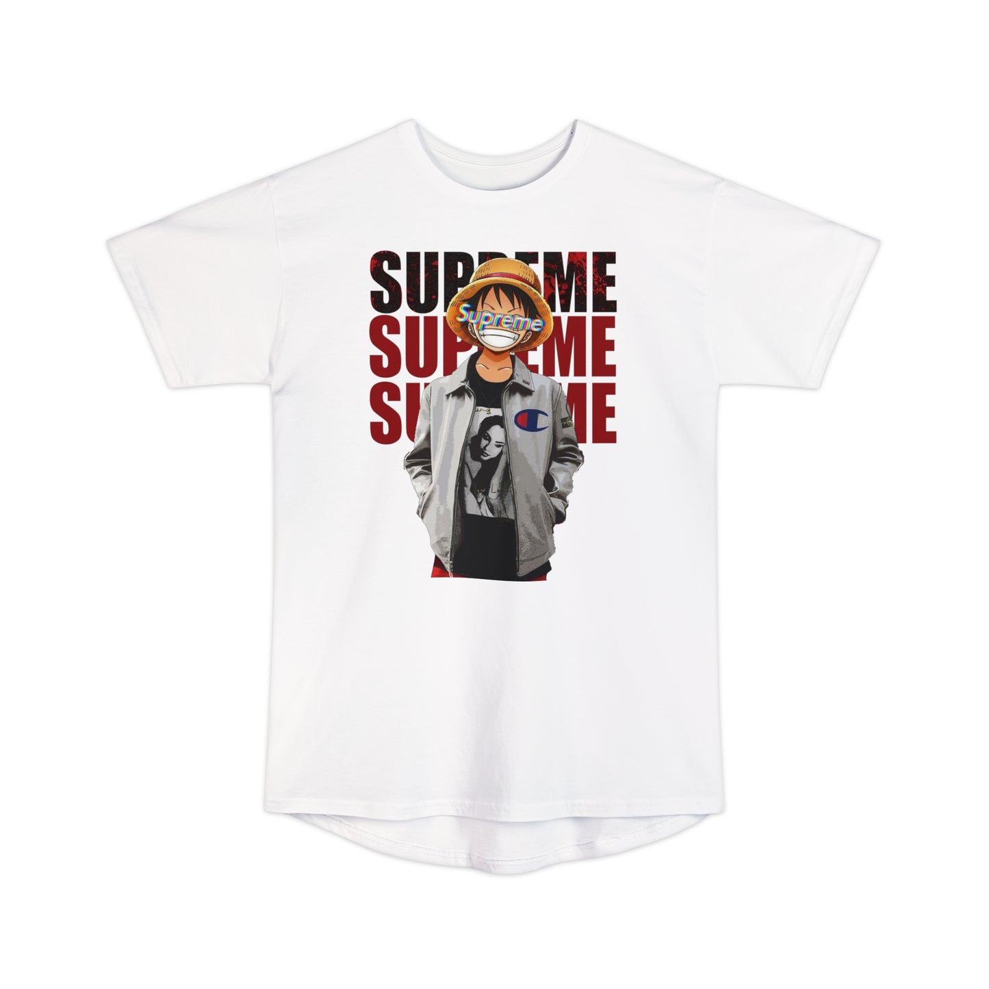 One Piece - Supreme - Long Body Urban Tee