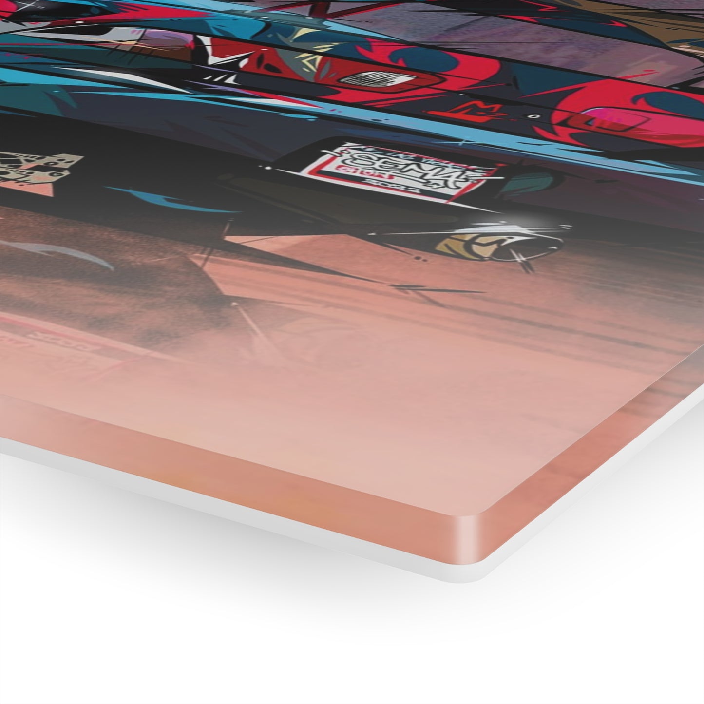 Kid Tweak X r0cean11 - Teggy "City" - Acrylic Print