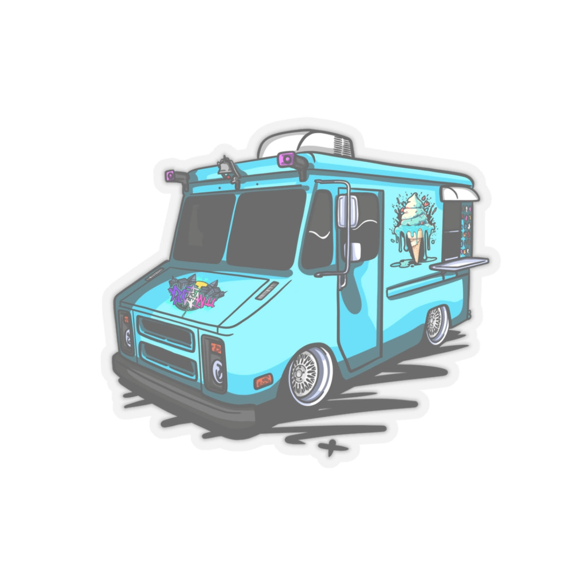 Sxetched X r0cean11 - I SCREAM - Sticker
