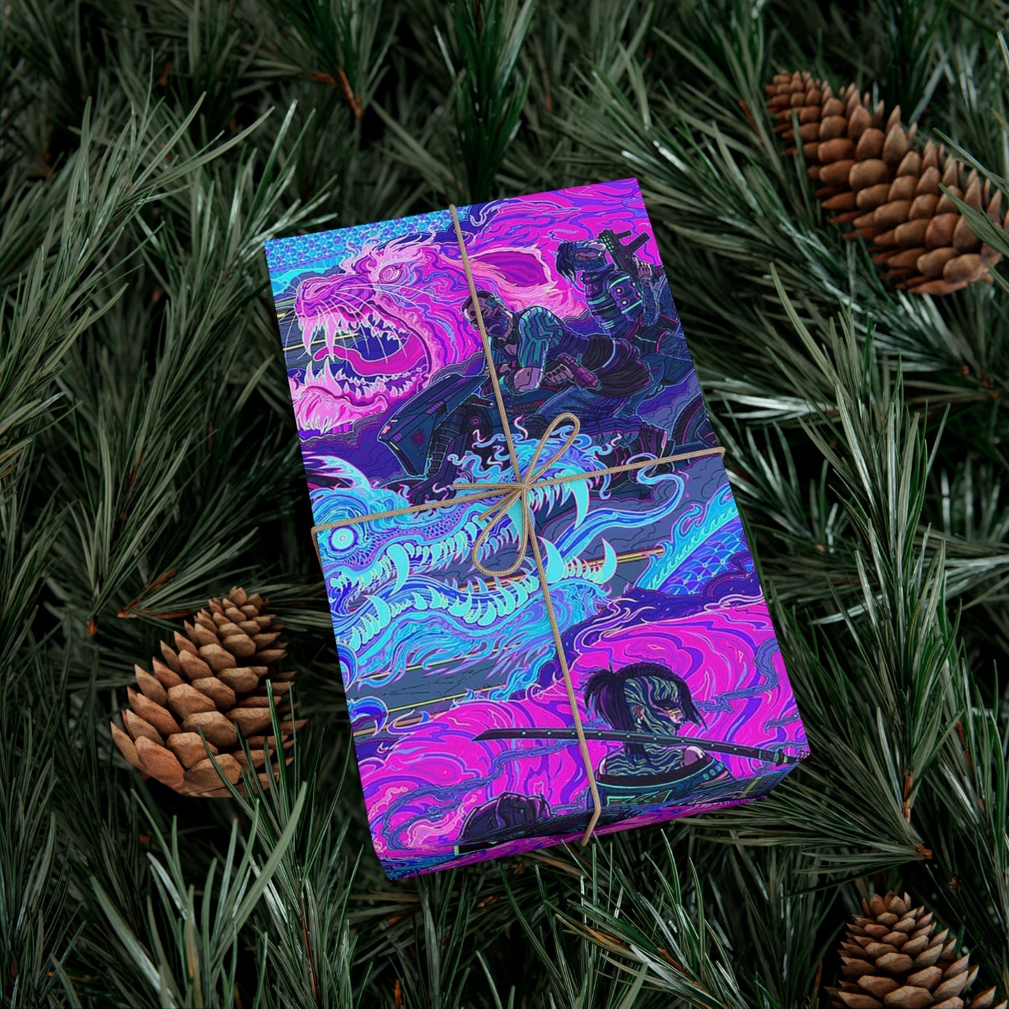 Cyberpunk - Vaporwave - Gift Wrap