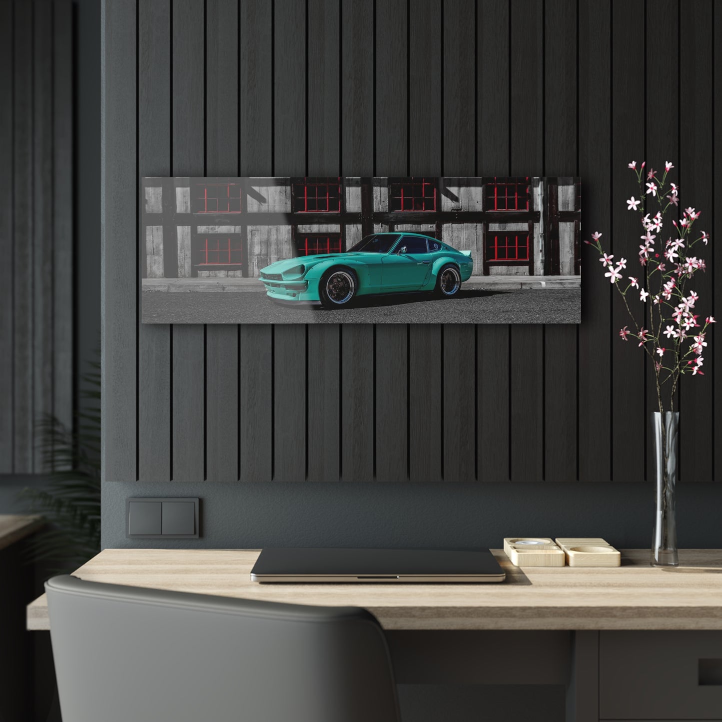 r0cean11 - 1972 Datsun 240z 'Minty' - Acrylic Print