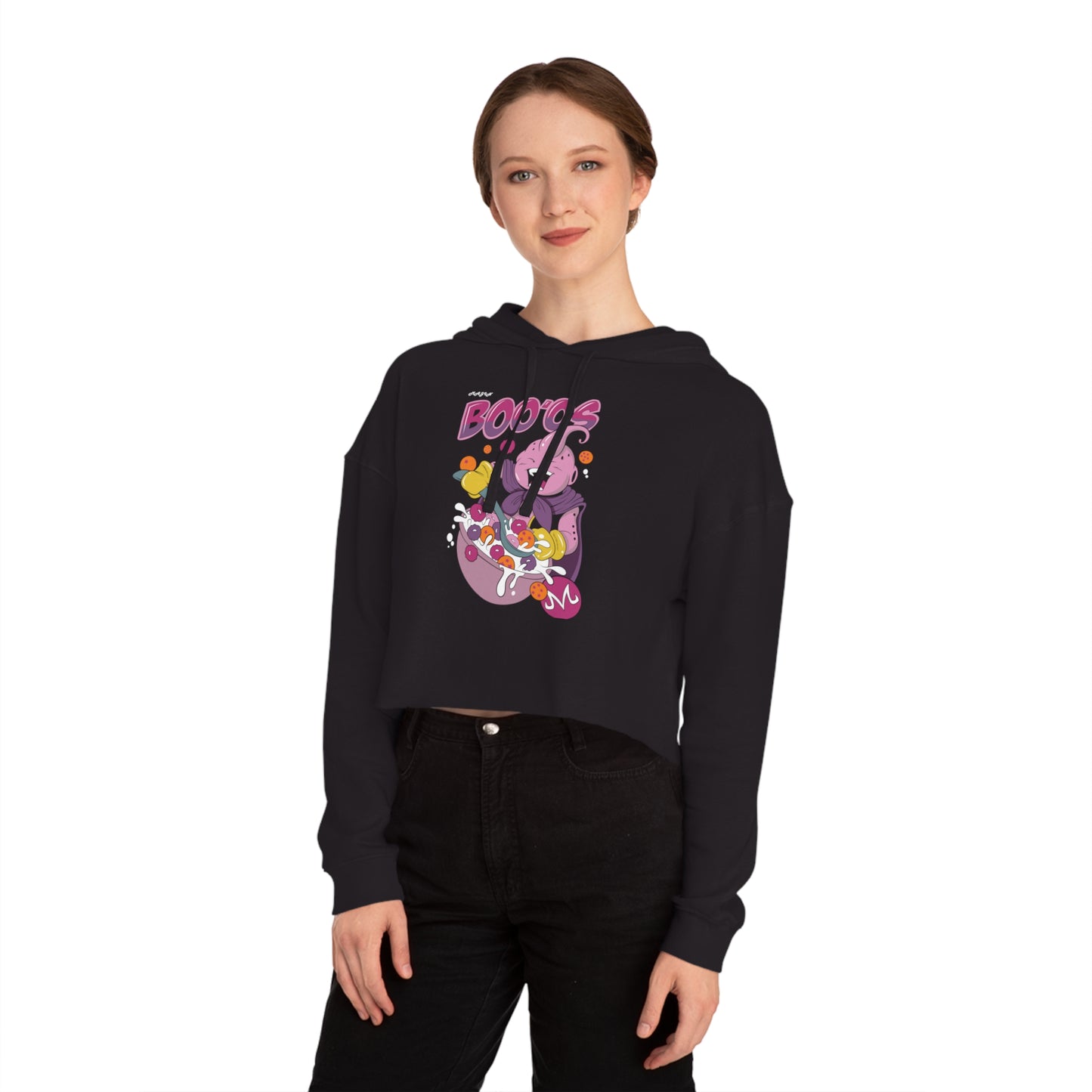 Dragon Ball - Majin Booos Cereal - Womens Cropped Hoodie