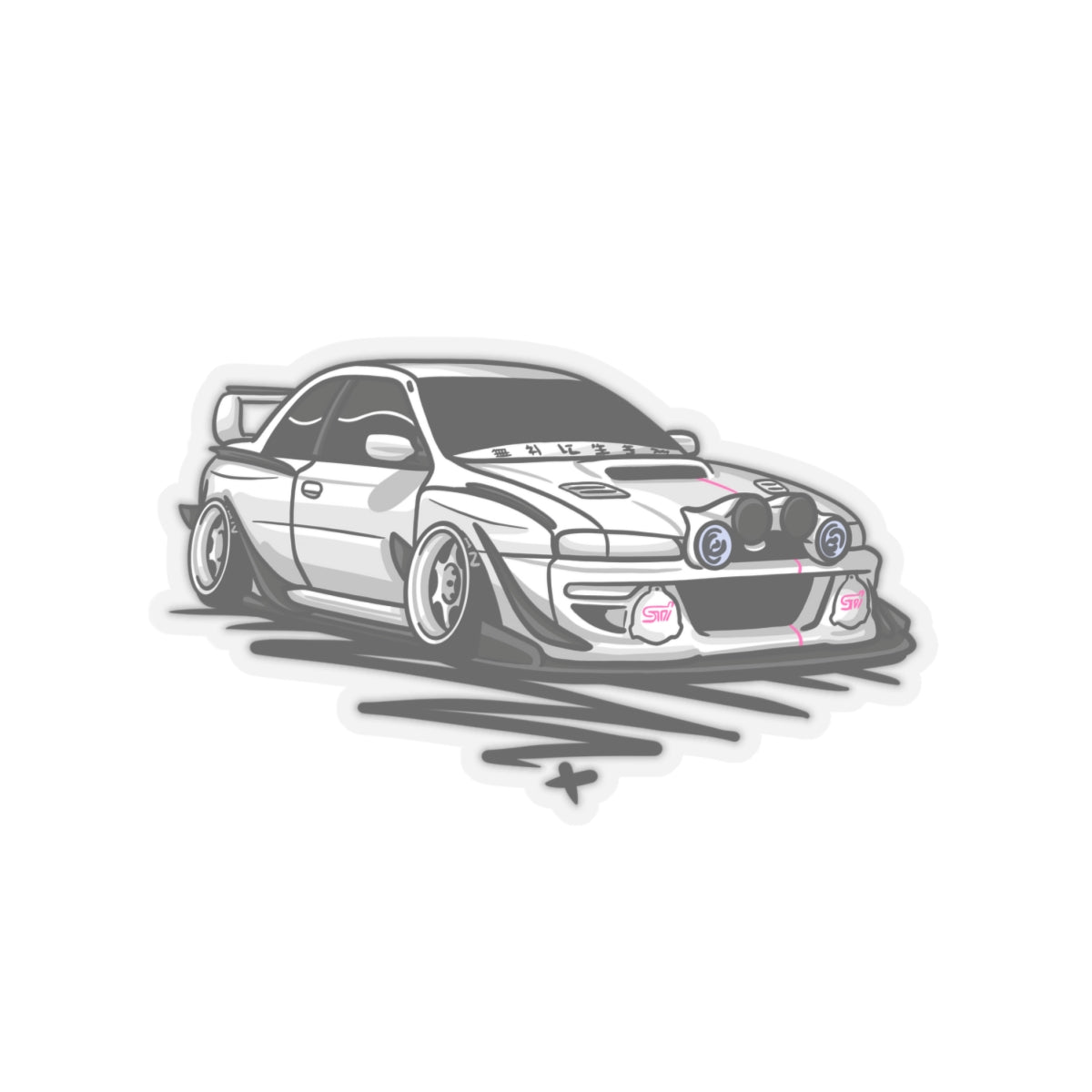 Sxetched X r0cean11 - Subie - Sticker