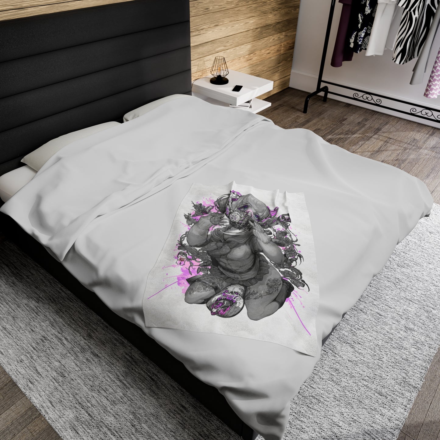 My Hero Academia - Himiko Cyberpunk - Velveteen Plush Blanket