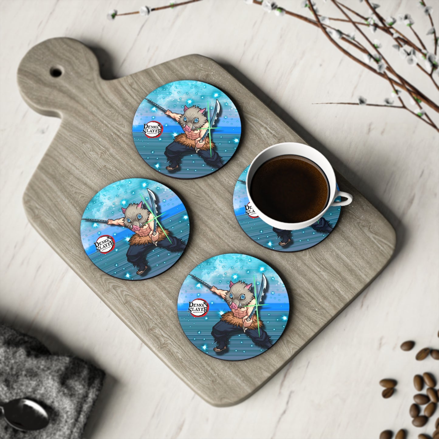 Demon Slayer - Inosuke - Coasters