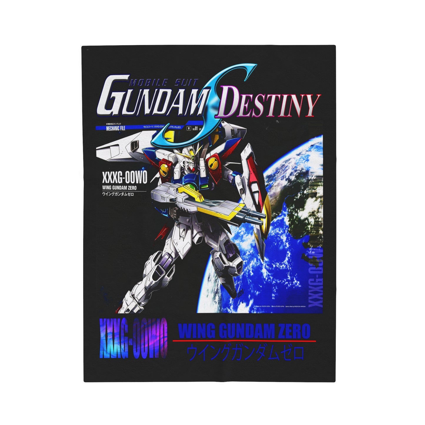 Gundam - Destiny - Velveteen Plush Blanket