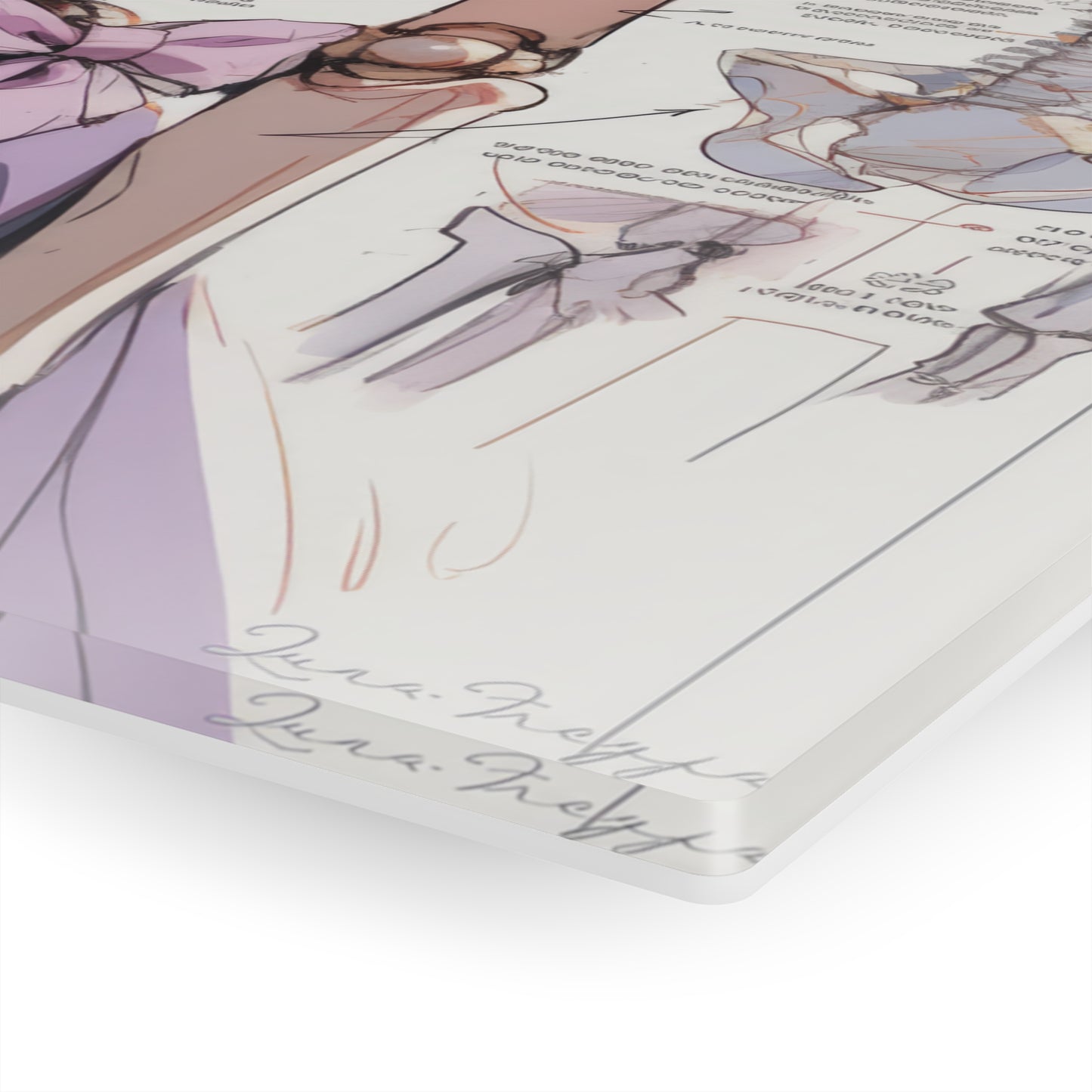 Sailor Moon - Sailor Saturn Skeleton - Acrylic Print
