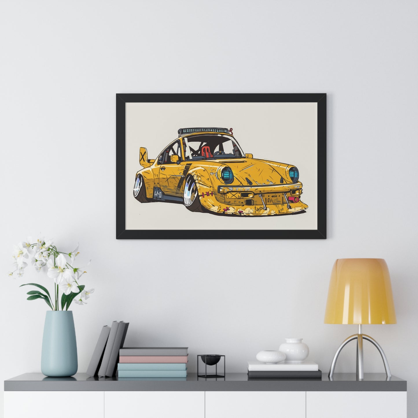 Anime '82 - RWB - Framed Poster
