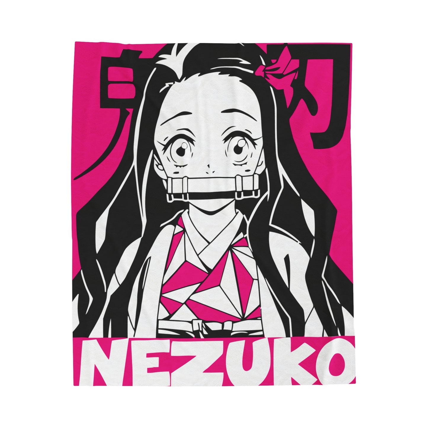 Demon Slayer - Nezuko - Velveteen Plush Blanket