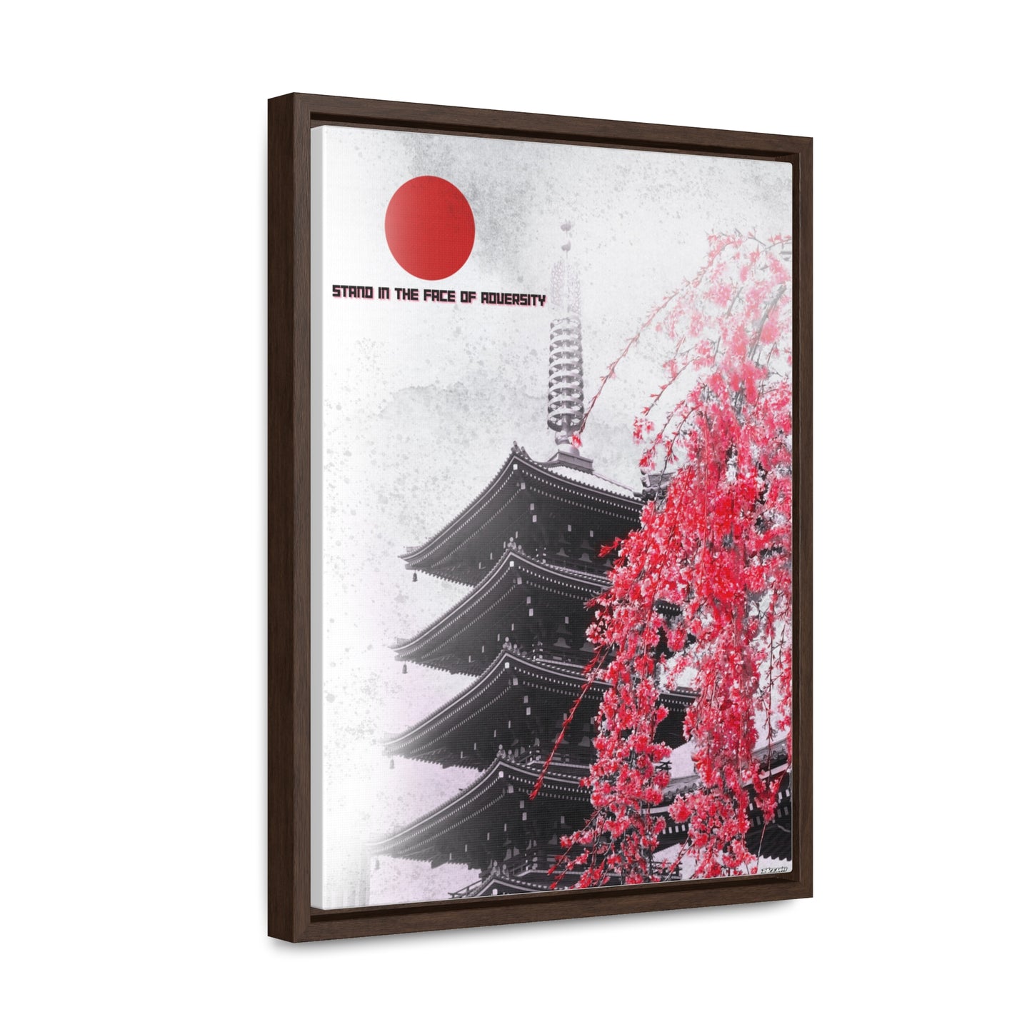 Stand In the Face of Adversity Canvas
