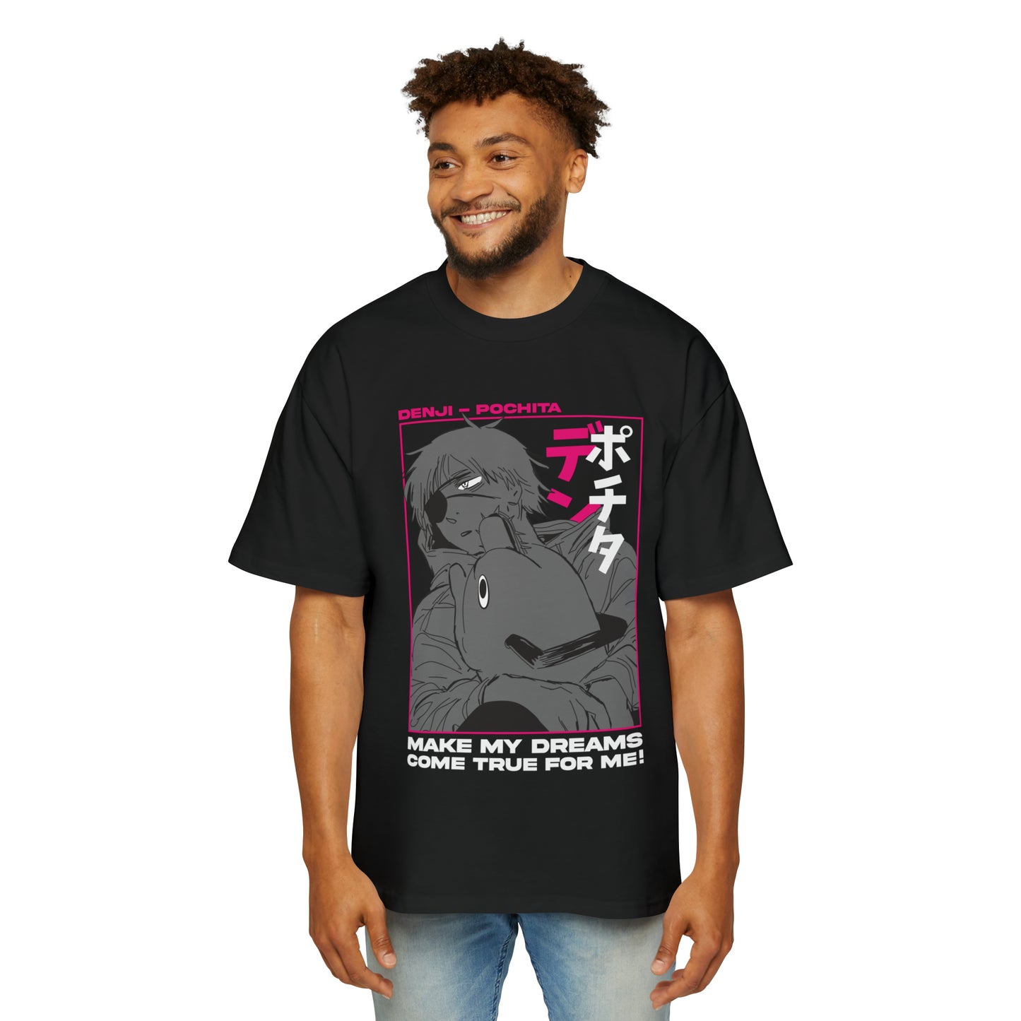 Chainsaw Man - Denji and Pochita Dreams - Heavy Oversized Tee