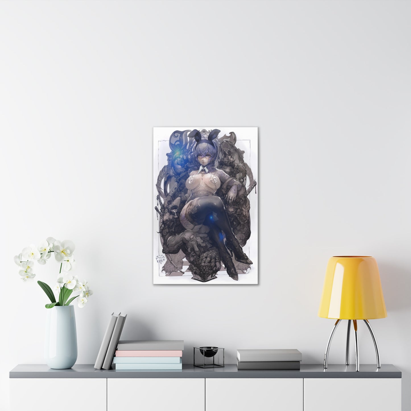 Ghost In The Shell Bunny - Fine Art Canvas