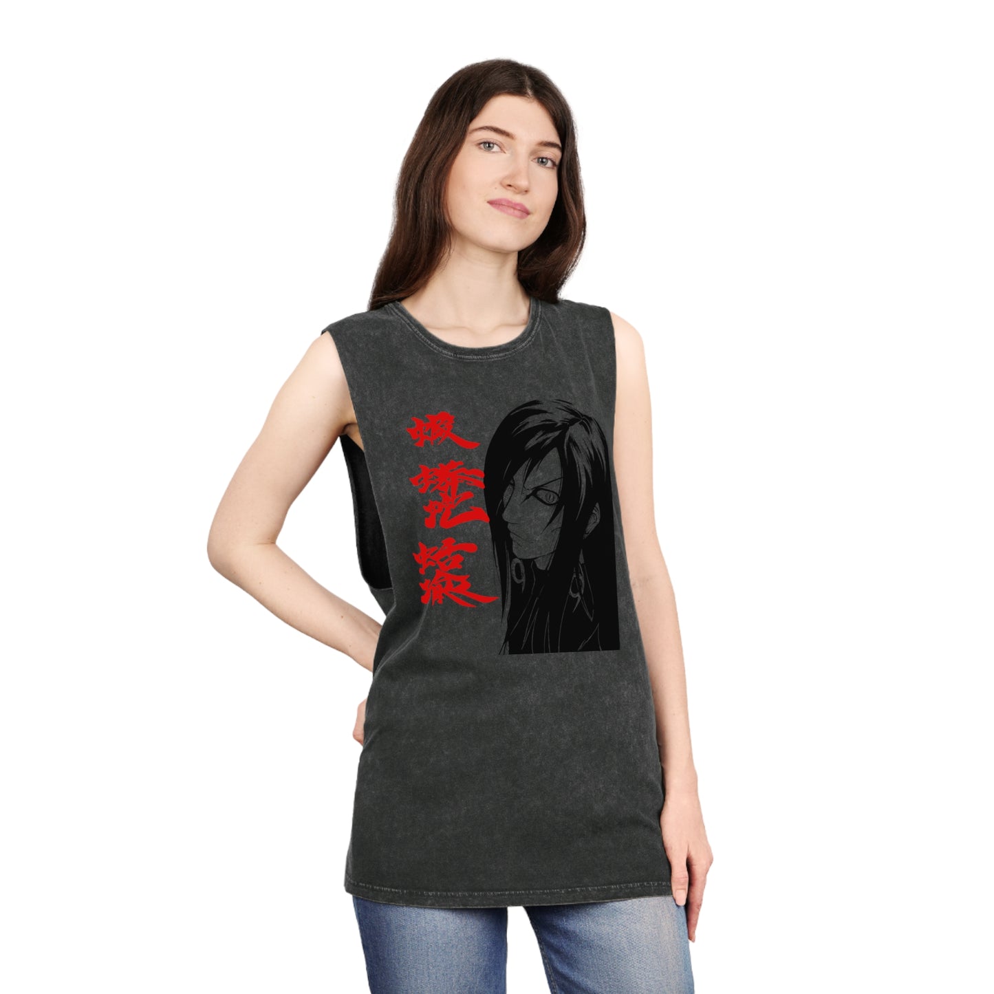 Naruto - Orochimaru - Stonewash Tank Top