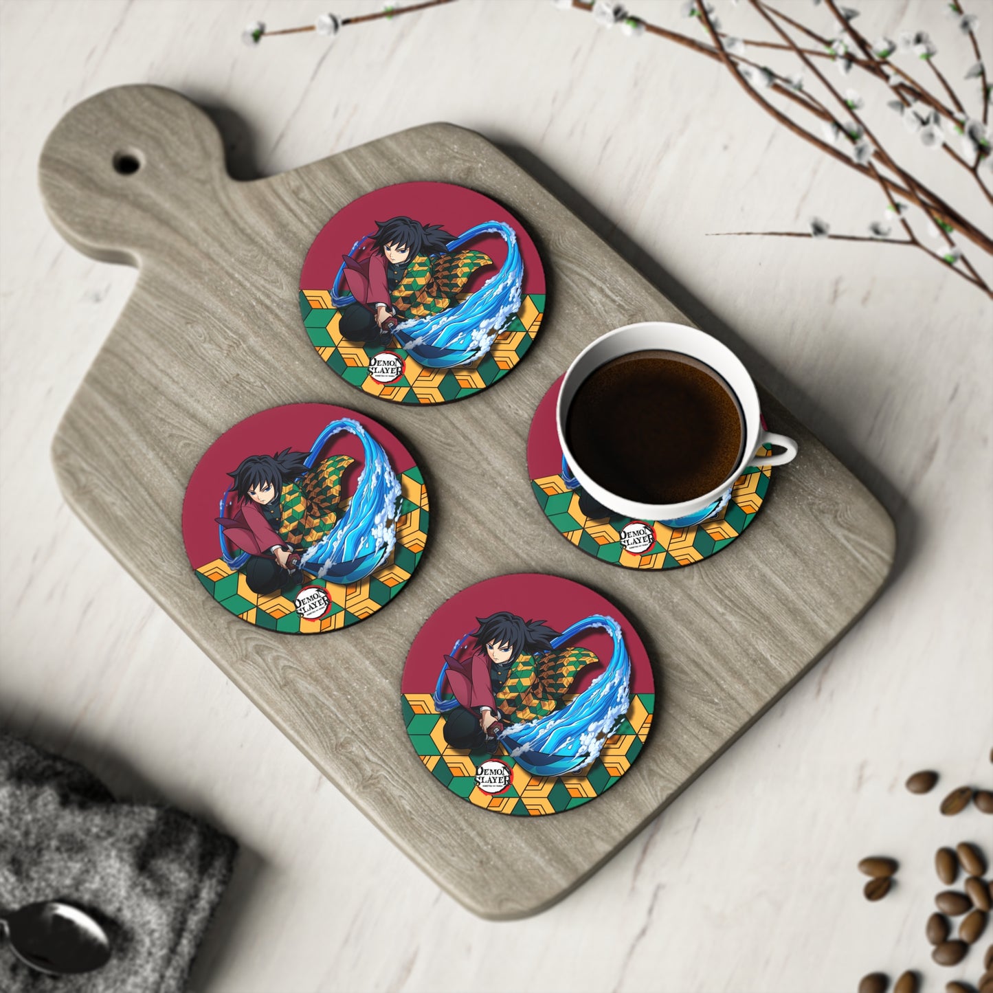 Demon Slayer - Tomioka - Coasters