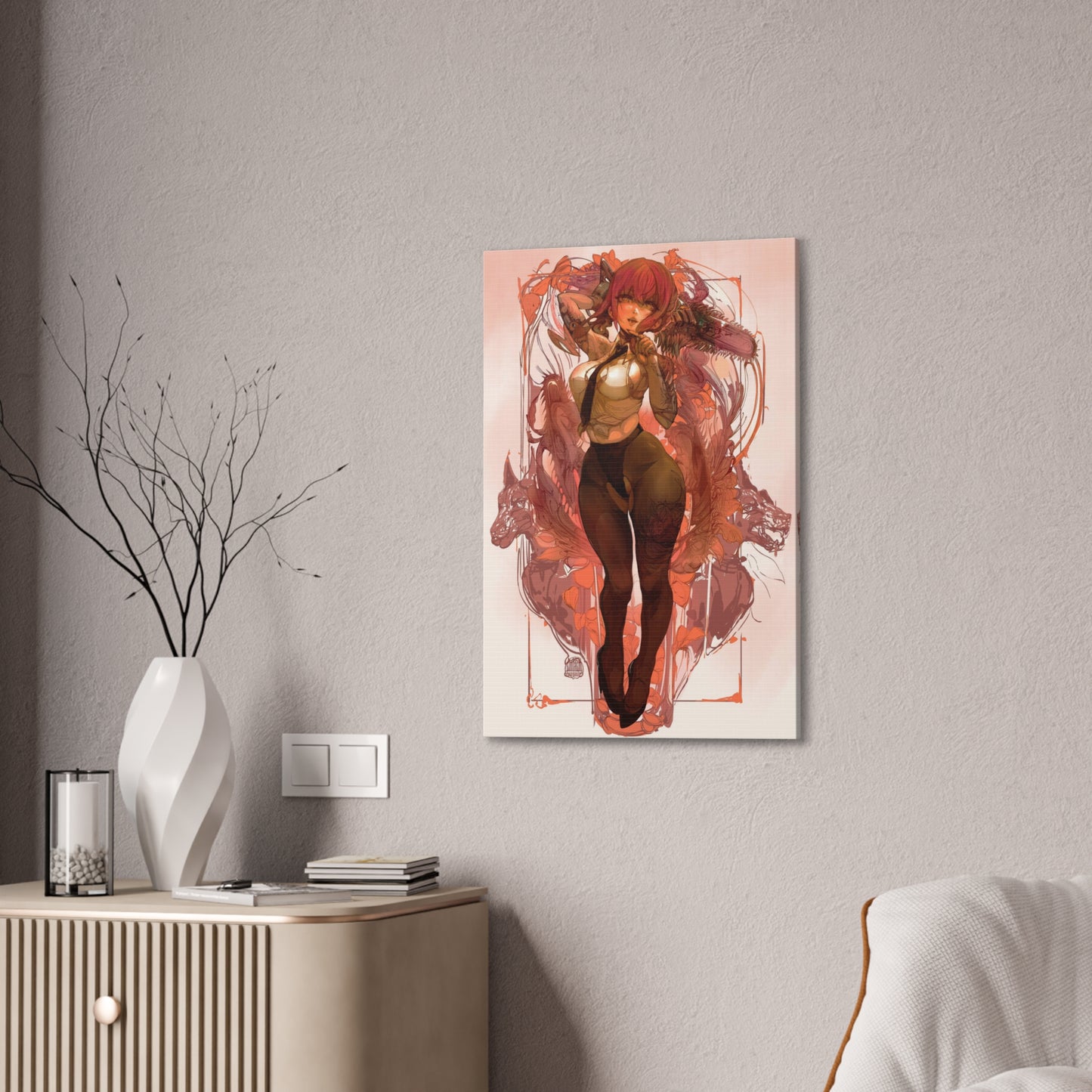 Chainsaw Man - Makima - Fine Art Canvas
