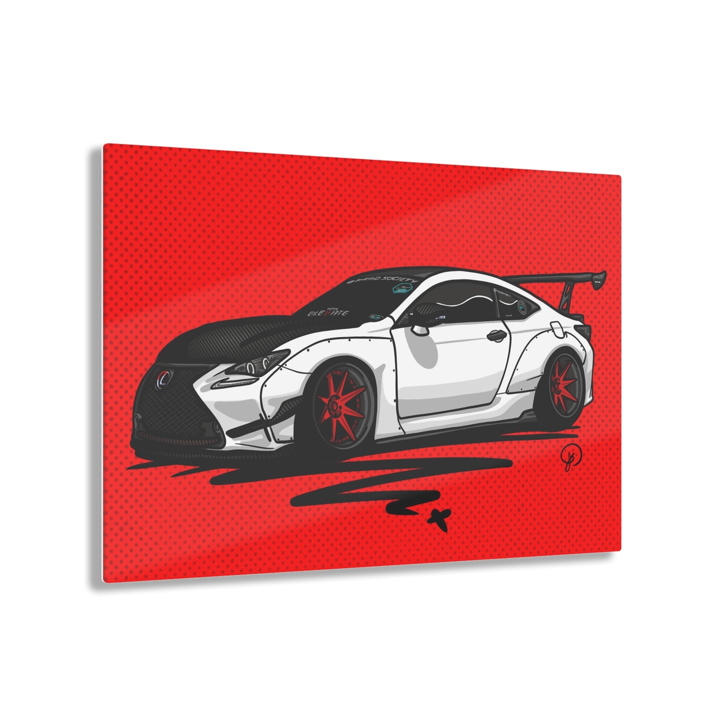 Sxetched X r0cean11 - 2015 Lexus RC350 F - Acrylic Print