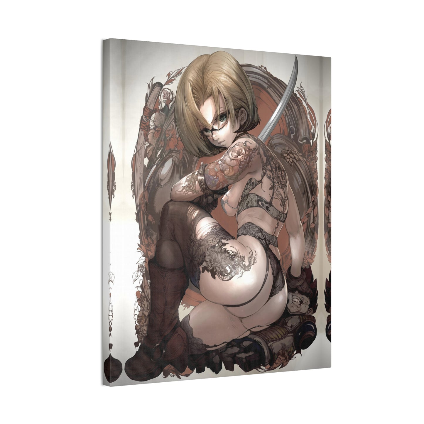 Dragon Ball - Android 18 Glasses - Fine Art Canvas