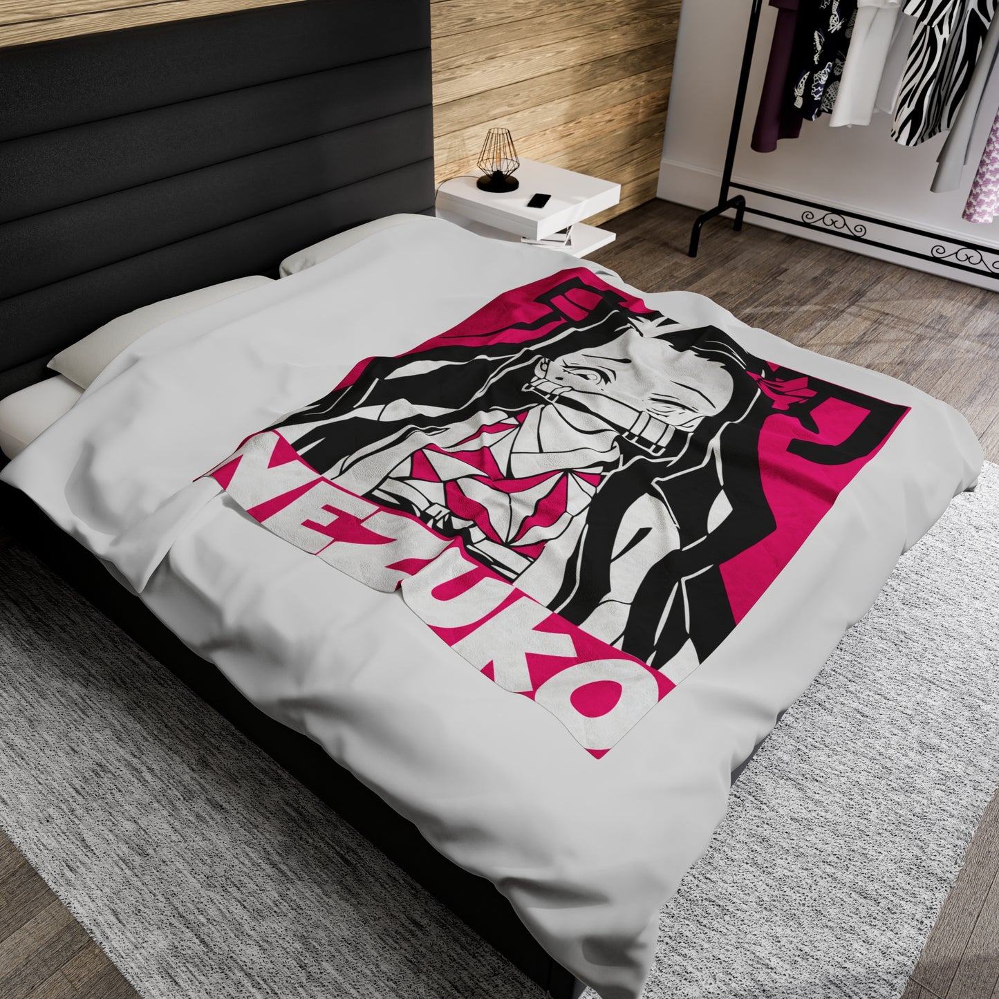 Demon Slayer - Nezuko - Velveteen Plush Blanket