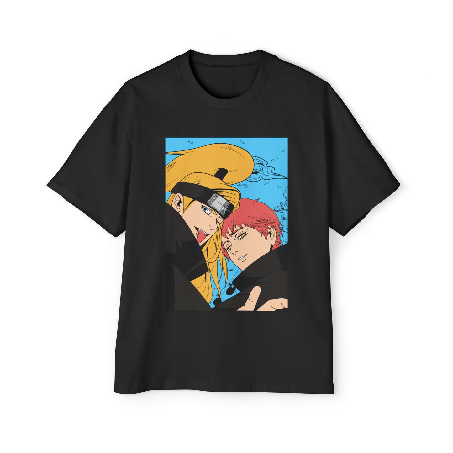 Naruto - Deidara and Sasori - Heavy Oversized Tee