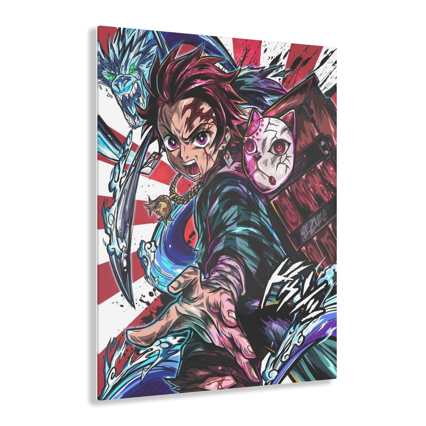 Demon Slayer - Water Breathing - Acrylic Print