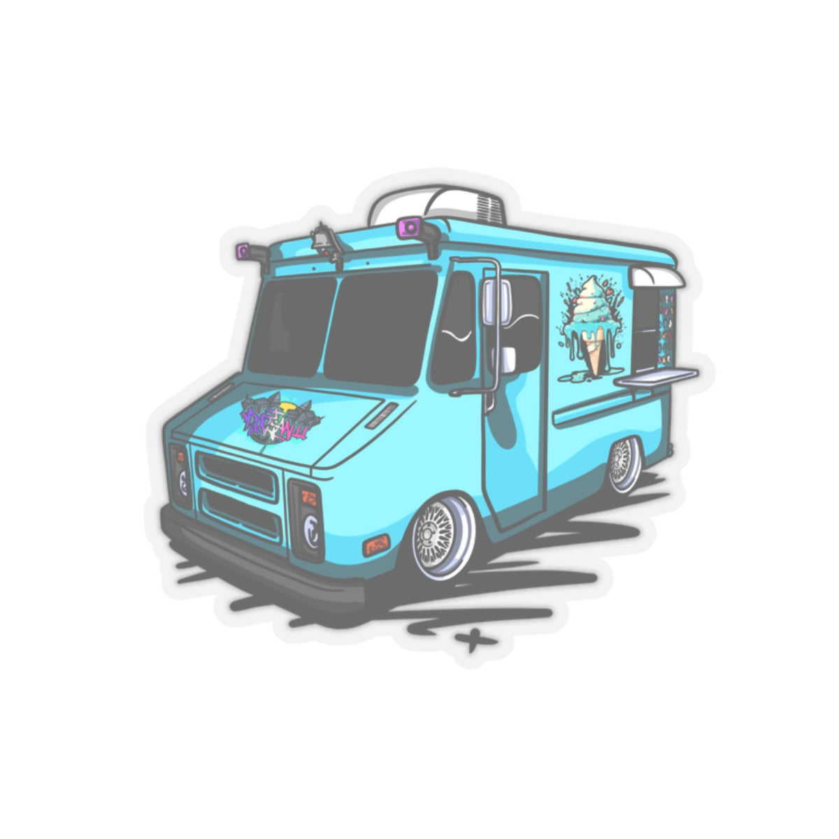 Sxetched X r0cean11 - I SCREAM - Sticker