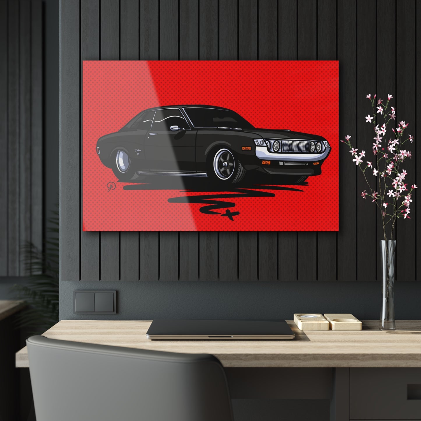 Sxetched X r0cean11 - 1972 Toyota Celica ST - Acrylic Print