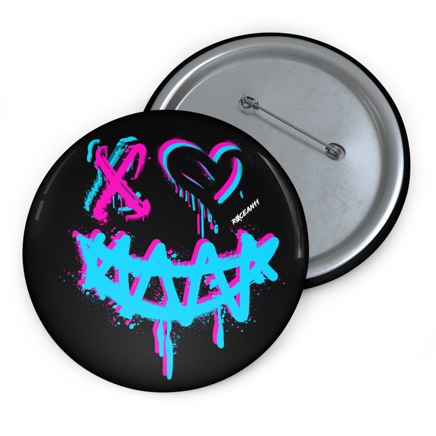 r0cean11 - Broken Smile - Pin Button