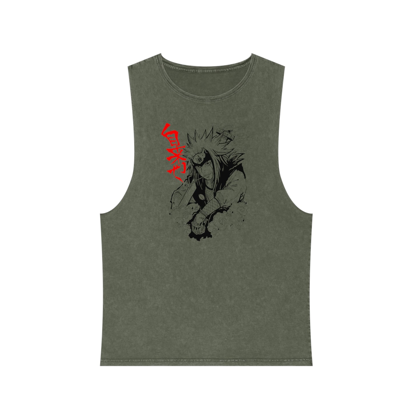Naruto - Jiraiya - Stonewash Tank Top