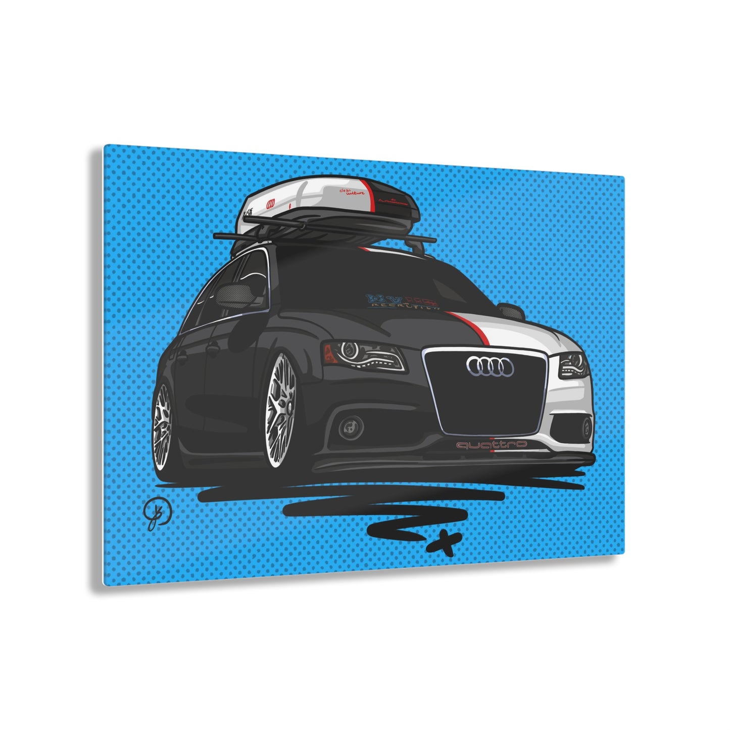 Sxetched X r0cean11 - 2010 Audi A4 Avant - Acrylic Print - Version 2.0
