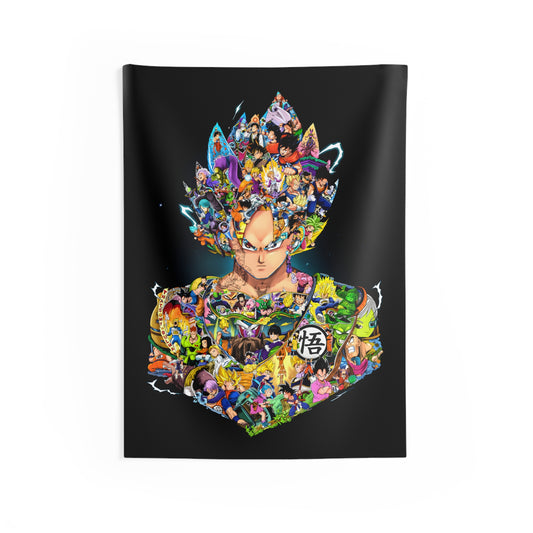 Dragon Ball - Goku Montage - Wall Tapestry