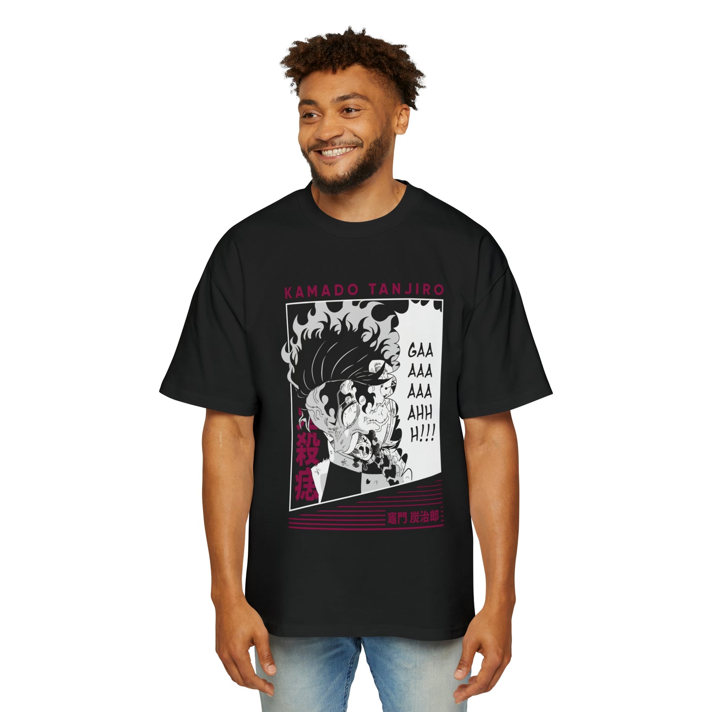 Demon Slayer - GAAAAHHHHH - Heavy Oversized Tee