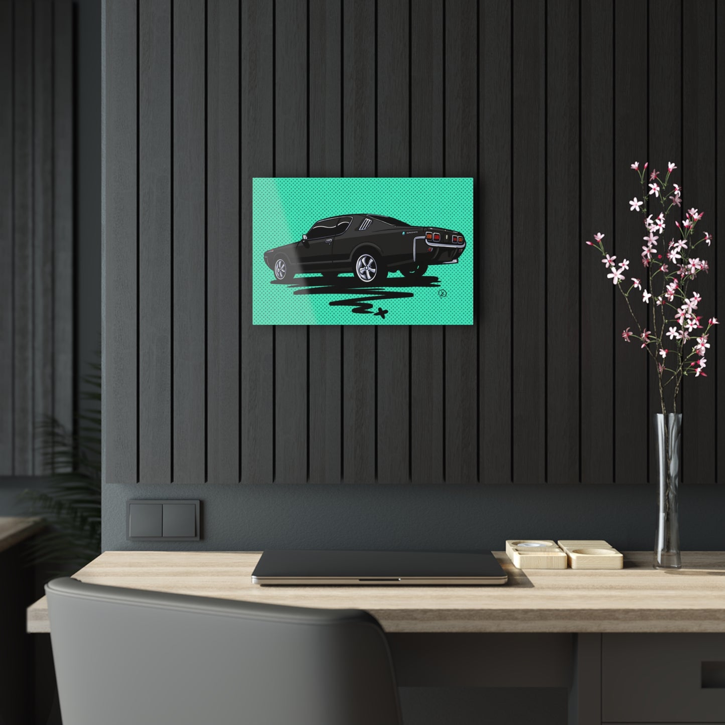 Sxetched X r0cean11 - 1971 Toyota Crown Hardtop Deluxe - Acrylic Print