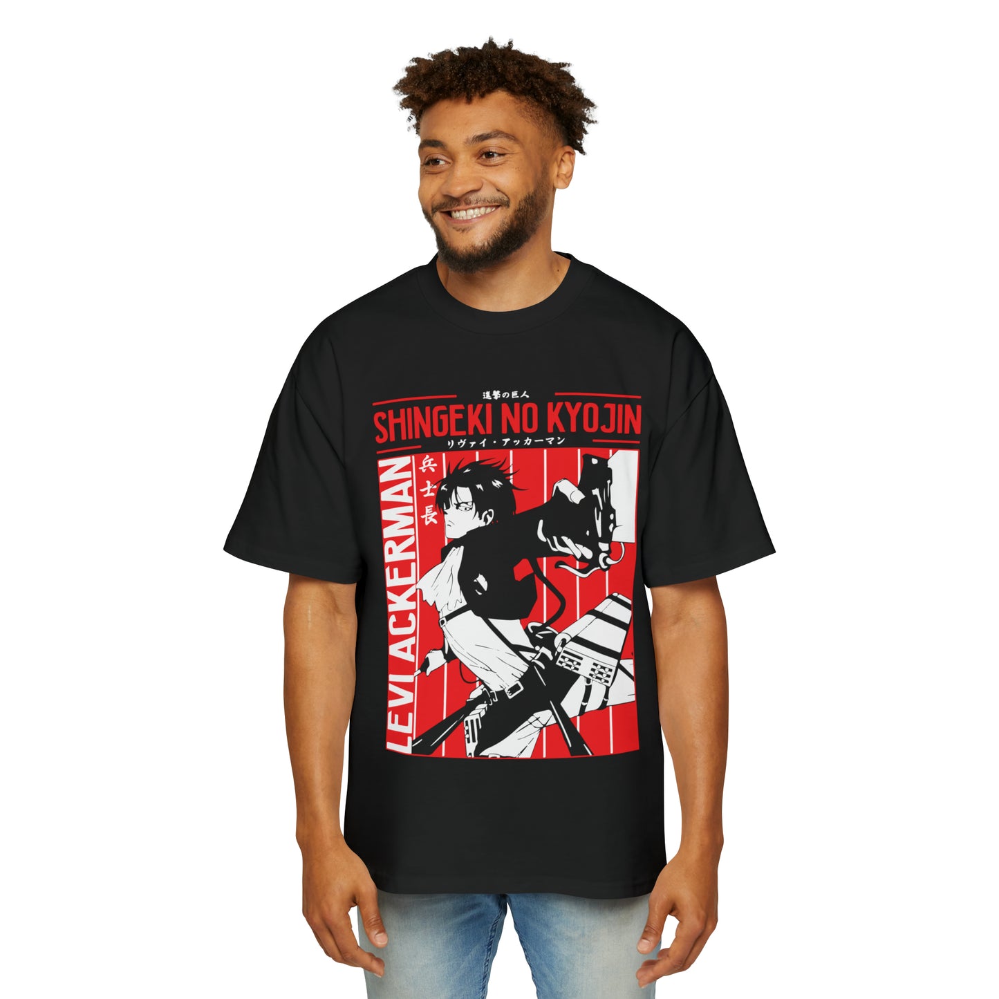 Attack on Titan - Levi Ackerman - Heavy Oversized Tee