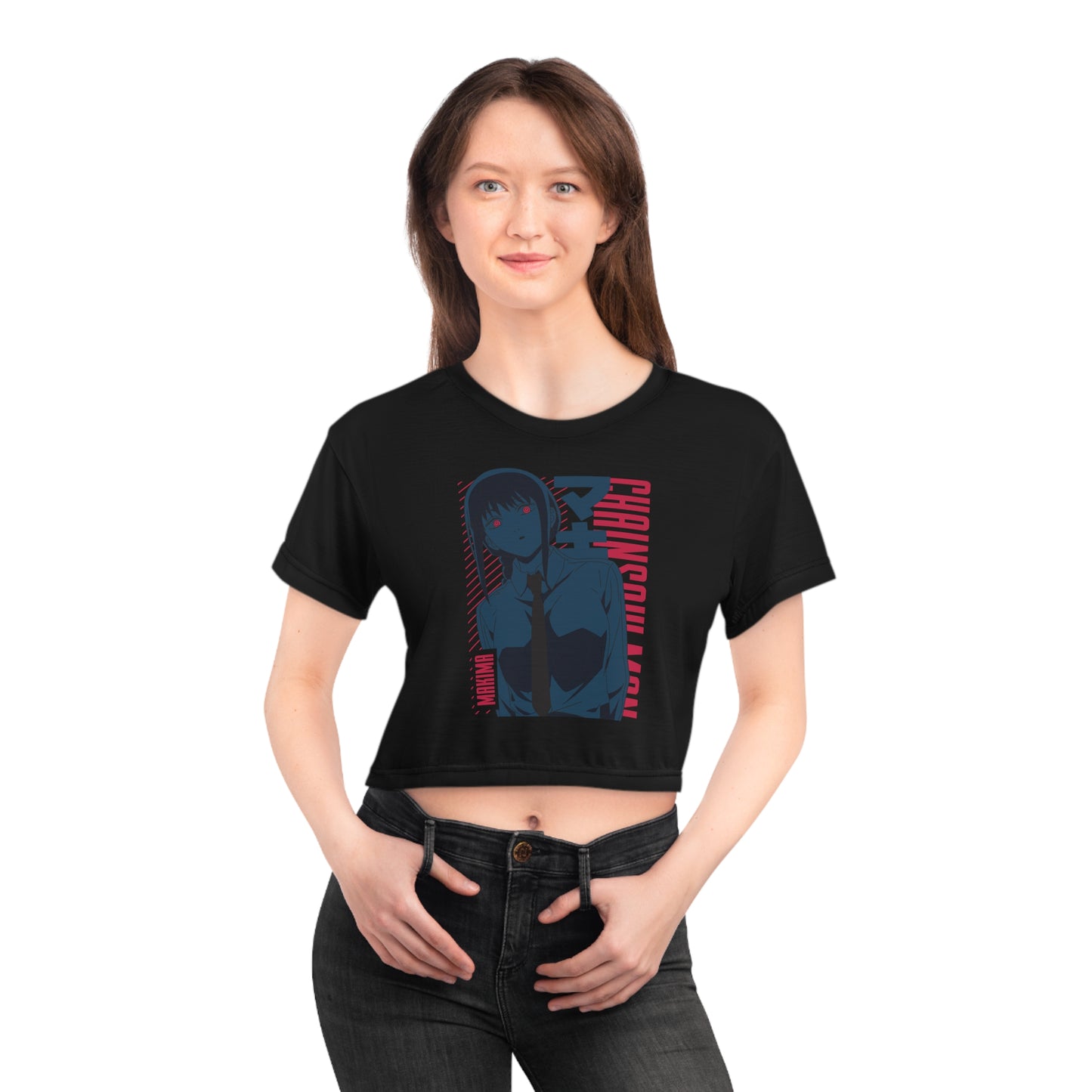 Chainsaw Man - Makima - Womens Crop Tee