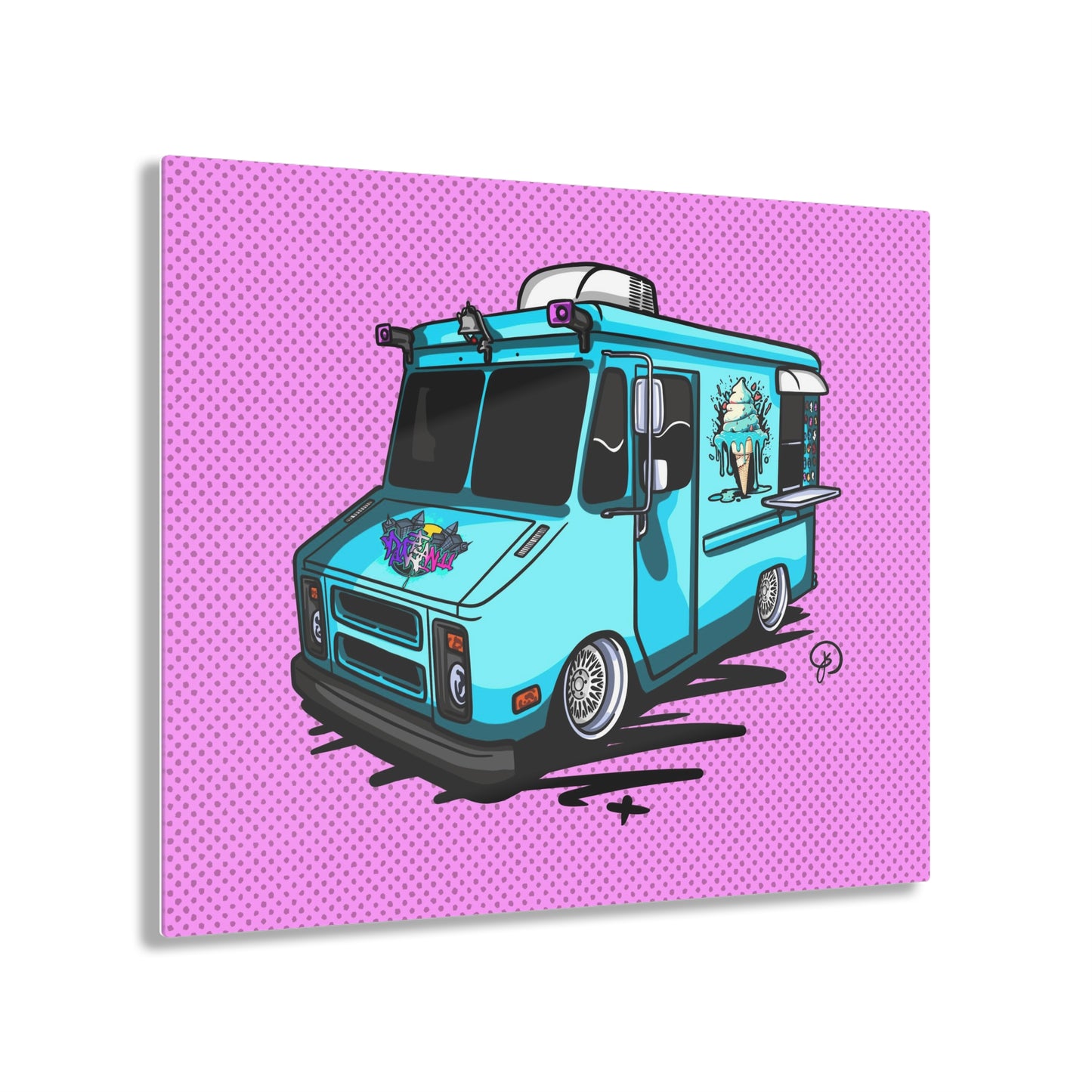 Sxetched X r0cean11 - I SCREAM - Acrylic Print
