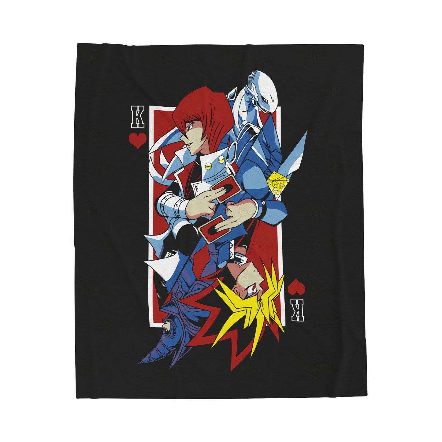 Yu-Gi-Oh! - King of Hearts - Velveteen Plush Blanket