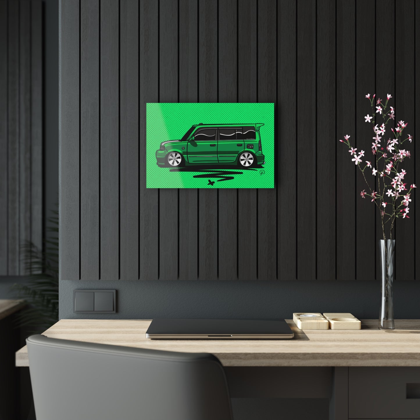 Sxetched X r0cean11 - 2006 Scion xB - Acrylic Print
