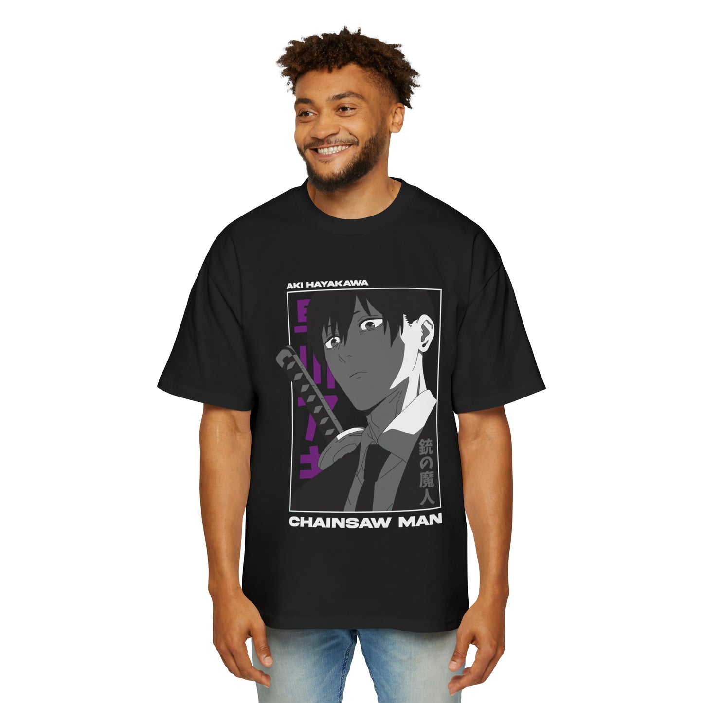 Chainsaw Man - Aki Hayakawa - Heavy Oversized Tee