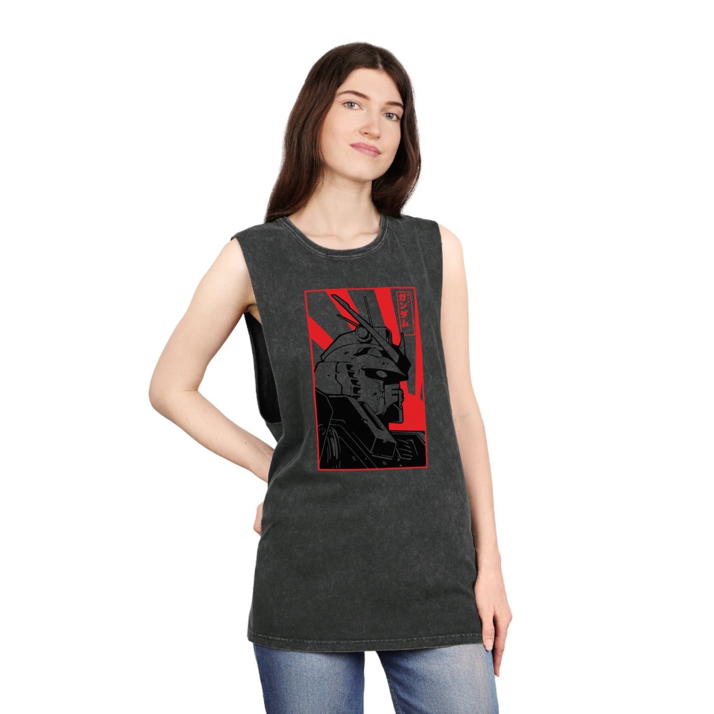 Gundam - Stonewash Tank Top
