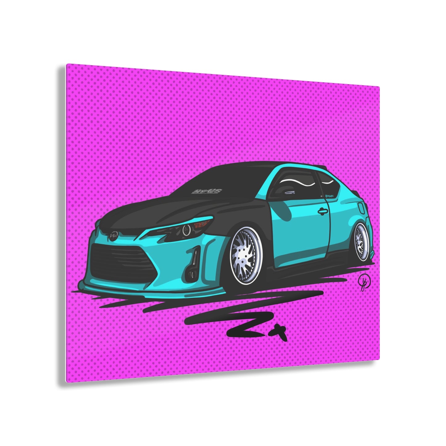 Sxetched X r0cean11 - 2014 Scion tC - Acrylic Print