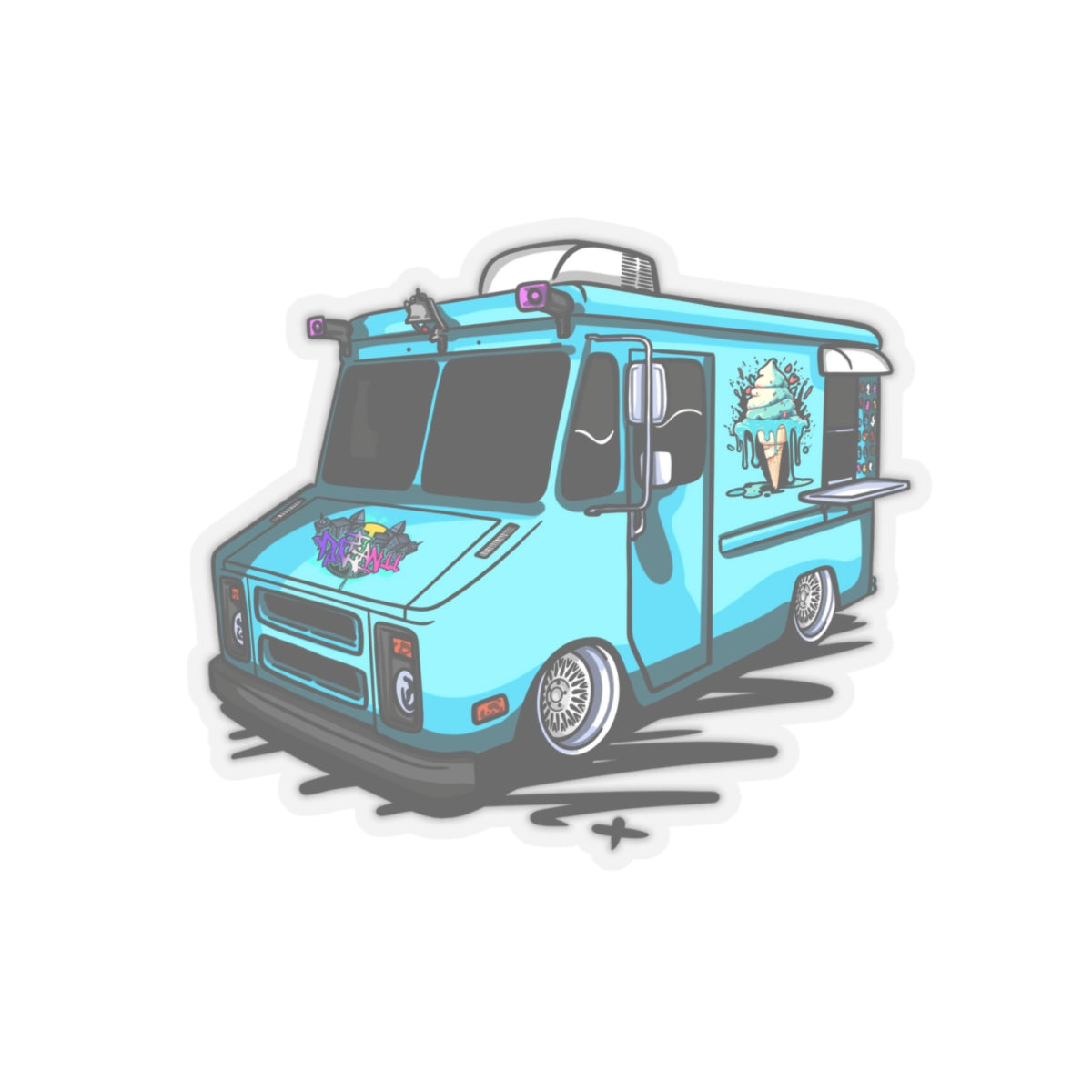 Sxetched X r0cean11 - I SCREAM - Sticker