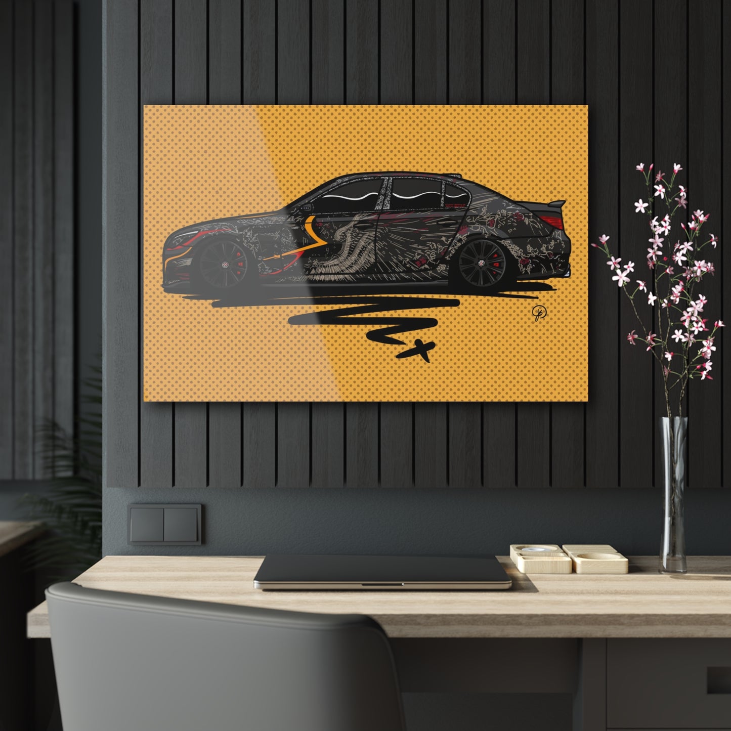 Sxetched X r0cean11 - 2008 BMW E60 DINAN M5 6MT - Acrylic Print