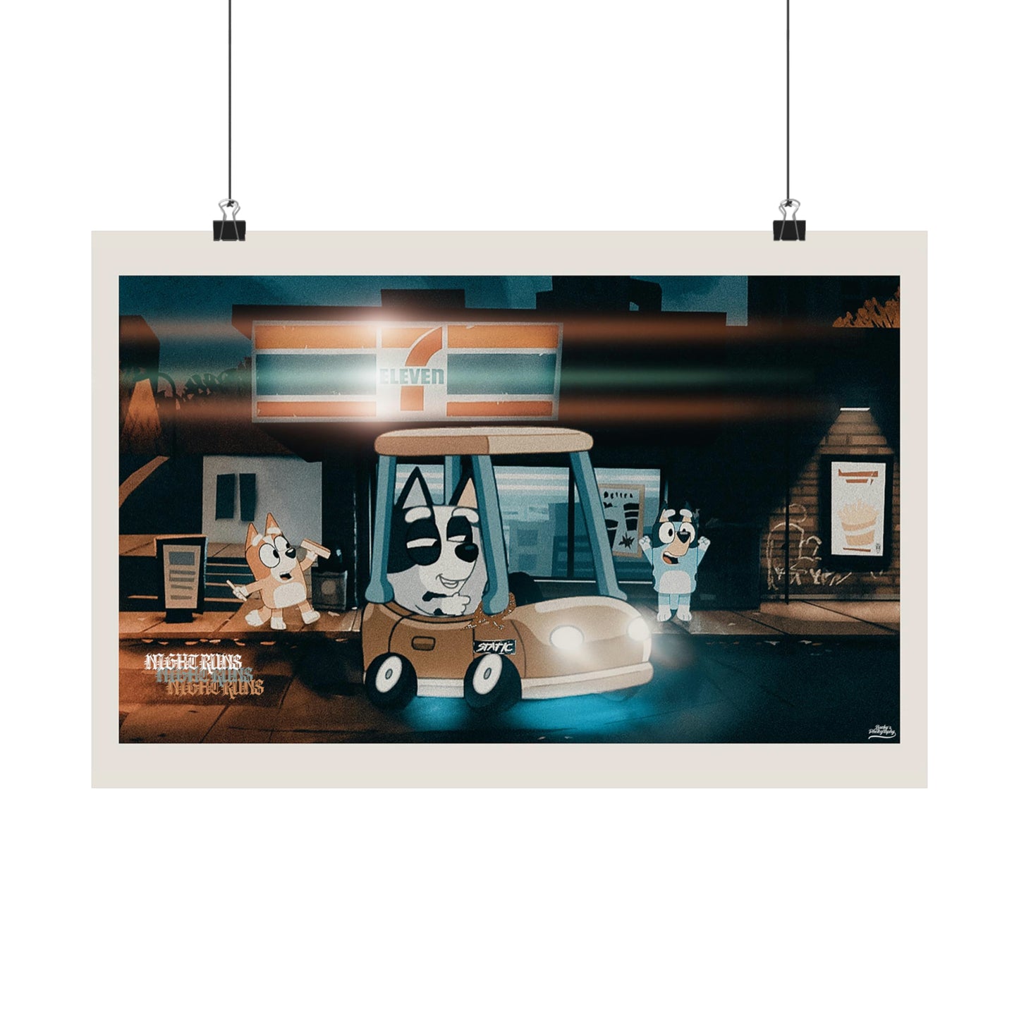 r0cean11 X Bucky - Night Runs - Poster