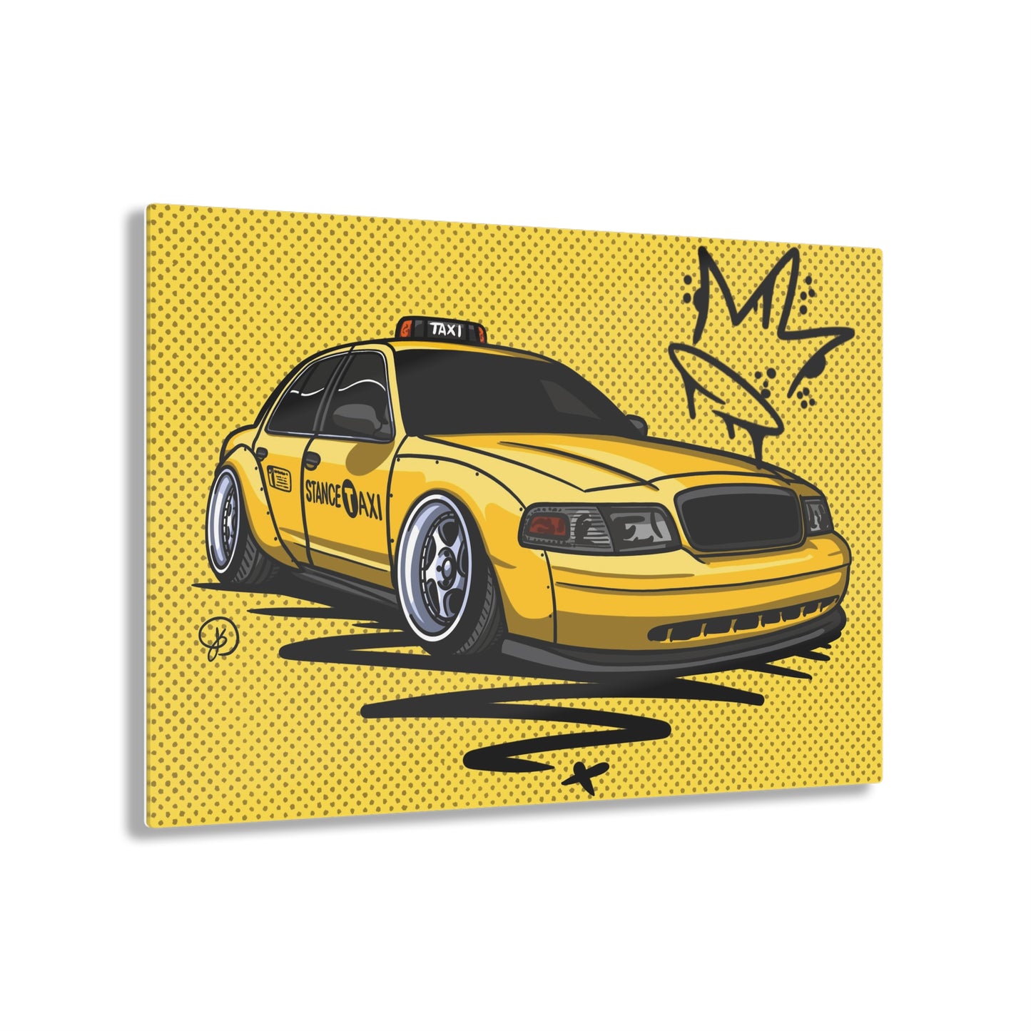 Sxetched X r0cean11 - Stance Taxi - Acrylic Print